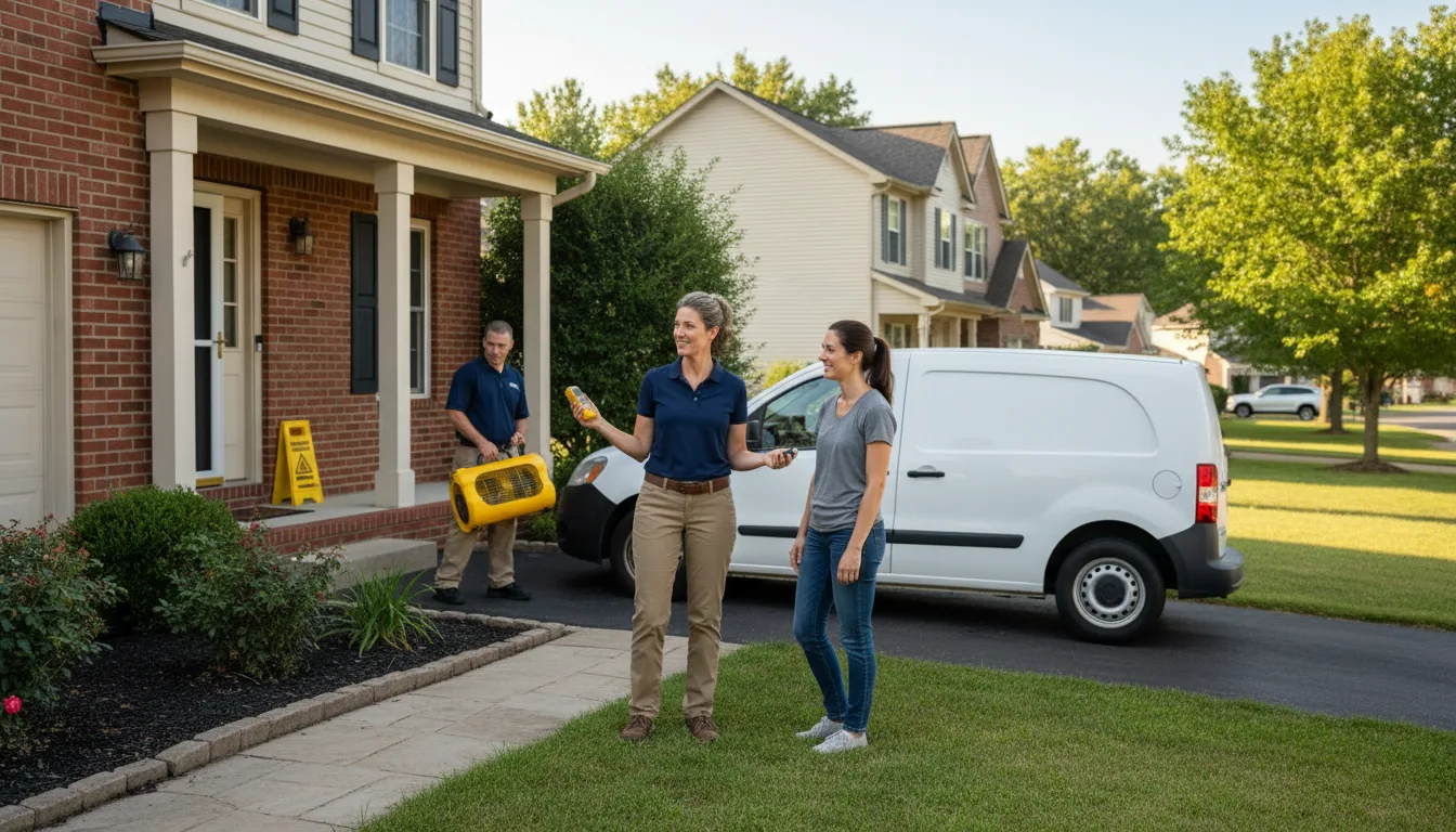 Water restoration image for Water Damage & Restoration Services in Reedy, WV